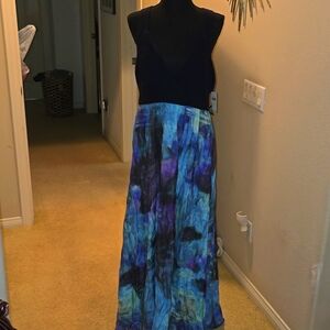 BRAND NEW Anthropologie Knit Twofer Midi Cotton Dress Size Large